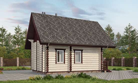 035-001-Л Проект бани из дерева Каменск-Шахтинский | Проекты одноэтажных домов от House Expert
