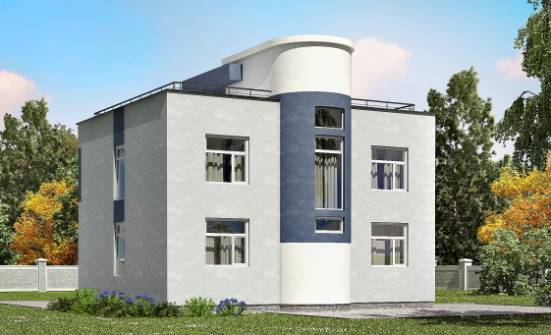 180-005-П Проект двухэтажного дома, простой загородный дом из газосиликатных блоков Каменск-Шахтинский | Проекты домов от House Expert