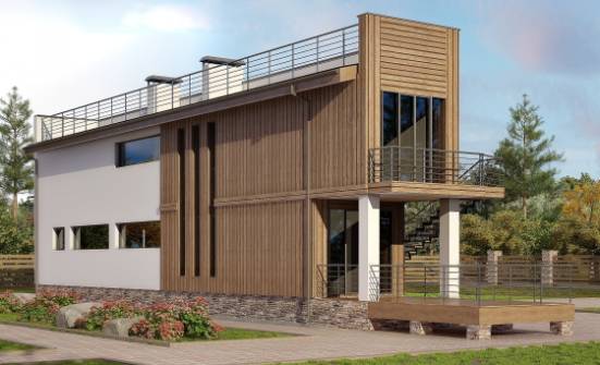 100-003-Л Проект двухэтажного дома, классический домик из теплоблока Каменск-Шахтинский | Проекты домов от House Expert