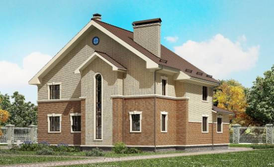 300-004-Л Проект двухэтажного дома, огромный дом из твинблока Новочеркасск | Проекты домов от House Expert