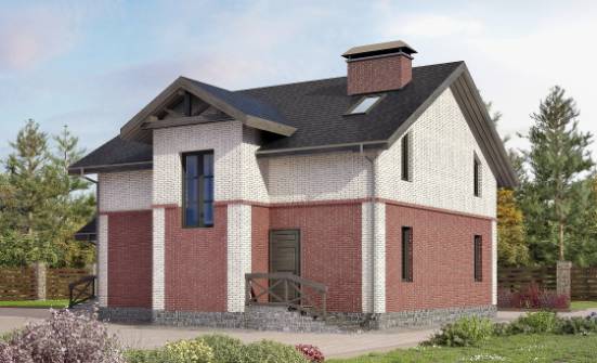 160-014-Л Проект двухэтажного дома, уютный домик из арболита Сальск | Проекты домов от House Expert