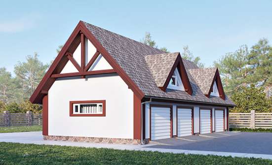145-002-Л Проект гаража из арболита Гуково | Проекты домов от House Expert