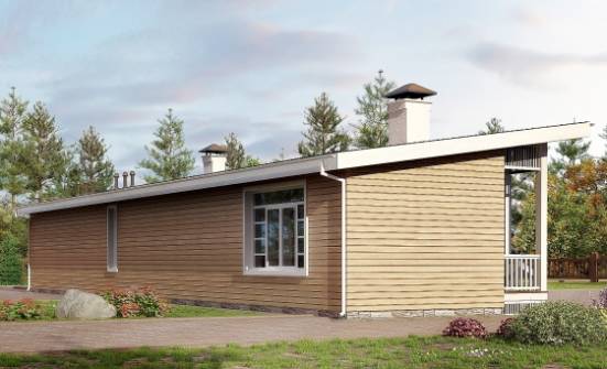 110-004-Л Проект бани из кирпича Миллерово | Проекты одноэтажных домов от House Expert