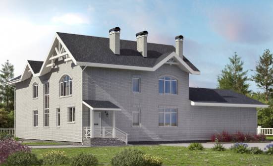 340-004-П Проект двухэтажного дома, просторный домик из поризованных блоков Сальск | Проекты домов от House Expert