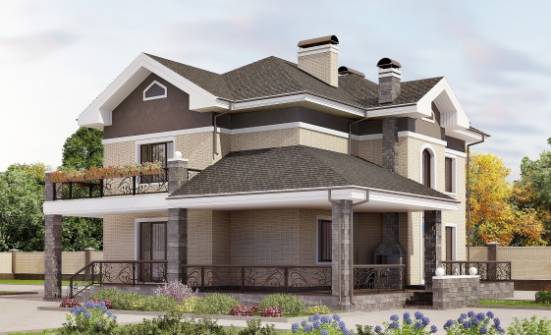 200-006-П Проект двухэтажного дома, средний дом из кирпича Азов | Проекты домов от House Expert