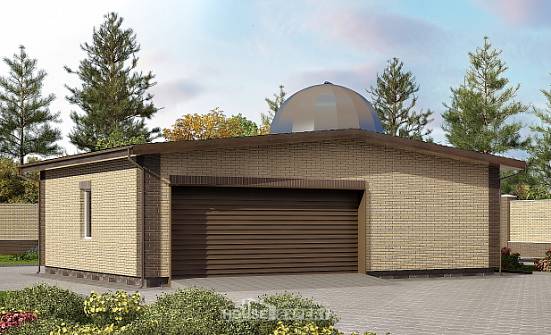 075-001-Л Проект гаража из кирпича Белая Калитва | Проекты домов от House Expert