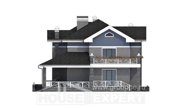 200-006-Л Проект двухэтажного дома, красивый домик из кирпича, Шахты