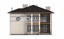 345-001-П Проект двухэтажного дома, просторный коттедж из поризованных блоков, Цимлянск